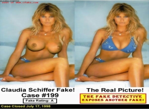 Fake : Claudia Schiffer